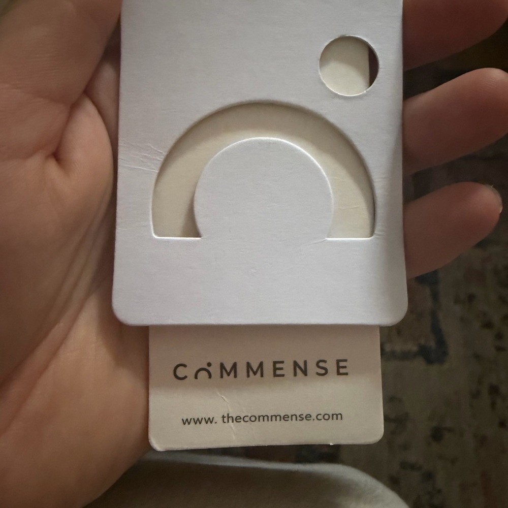 Commense Cream Strapless Button-Front Pantsuit wi… - image 8